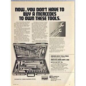 North American Supply Co. "Heyco Plus: Automotive Tools" Vintage Print Ad 1982
